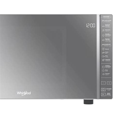 Microondas Whirlpool De Mesa 30L Acabado Espejo WM1811D Appliance