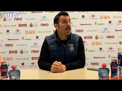 Rueda De Prensa Post Partido Arandina C F Vs Coruxo F C Youtube