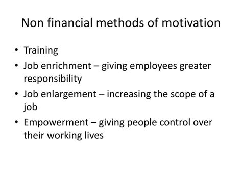 Motivation Aims Distinguish Between Financial And Non Financial