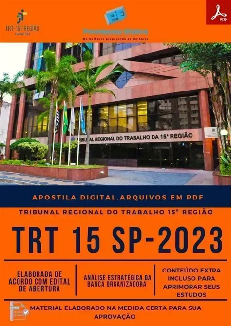 Provimento Efetivo Concursos Apostila Trt Sp Tecnologia Da