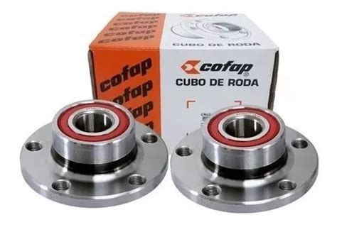 Par Cubo Roda Traseiro Rolamento Crossfox Fox Polo Spacefox Escorrega