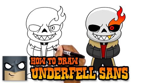 Undertale How To Draw Underfell Sans Art Tutorial YouTube