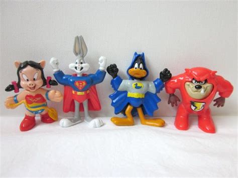 Looney Tunes Super Heroes Mcdonalds Toys Happy Meal Mcdonalds Happy