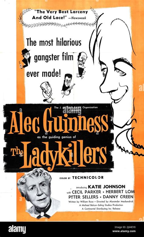 Movie Poster The Ladykillers 1955 Stock Photo Alamy