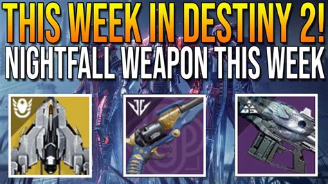 Nightfall Weapon This Week Ron Adept Weapon New Secrets Destiny