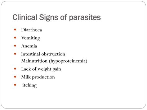 Solution Medicine Endo Ecto Parasite And Faline Panleukopenia Studypool