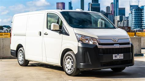 ford transit  toyota hiace comparison carexpert