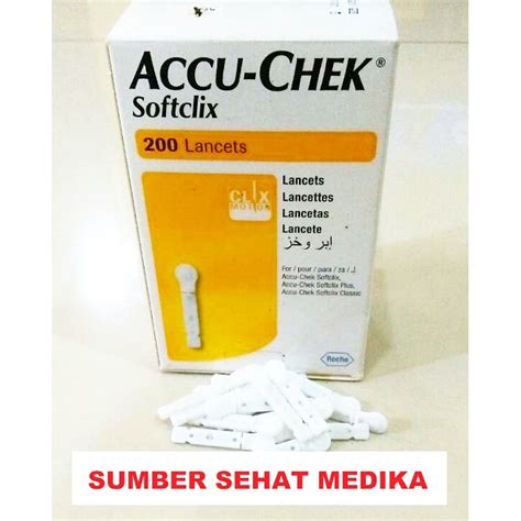 Jual Jarum Lancet Accu Chek Softclix Isi Asli Shopee Indonesia