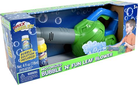 Maxx Bubbles Motorized Bubble N Fun Leaf Blower Toys Unique