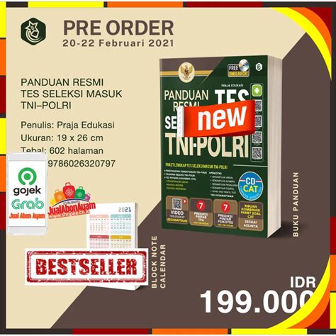 Jual Buku Panduan Resmi Tes Seleksi Masuk Tni Polri Praja Edukasi