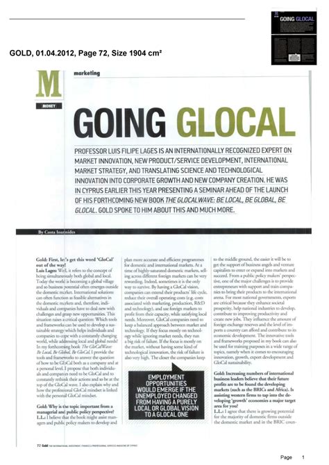 (PDF) Going GloCal