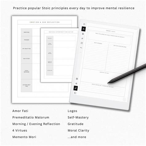 Stoic Journal IPad For Deep Reflection