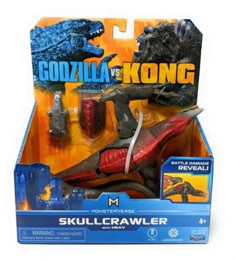 Godzilla Vs Kong Monsterverse Skullcrawler With Heav Figure New