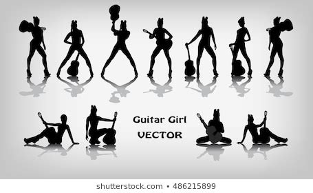 Naked Woman Guitar Images Stock Photos Vectors Shutterstock