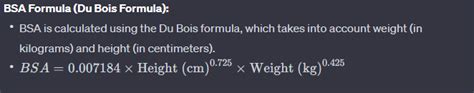 BMI BSA Calculator – BizCalcs.com