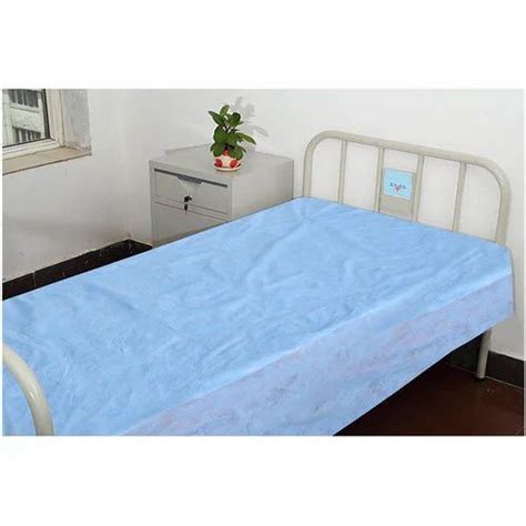 Blue And Pp Disposable Pp Bed Sheet For Hospital And Clinic At Rs