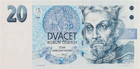 Banknot 20 Kč Korona czeska 1994 Muzeum Papiernictwa w Dusznikach