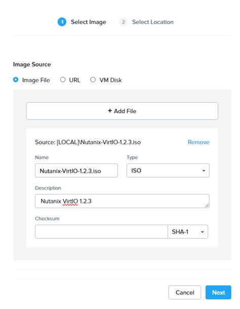 Nutanix Ahv Upload Image To Your Cluster Julien Dumur Blog