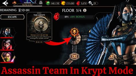 The Elder Krypt Floor 4 4 Gameplay With Assassin Jade Kitana