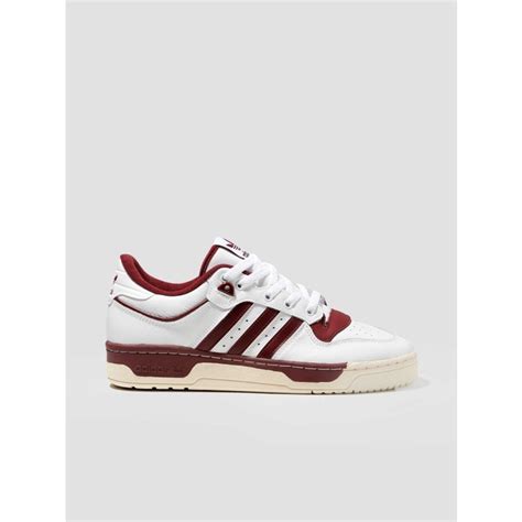 Jual Adidas Rivalry Low 86 Cloud White Shadow Red Cream White Hq7014