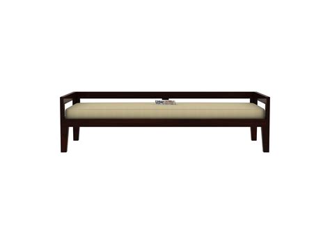 Diwan Bed Buy Joe Diwan Bed Walnut Finish Online India Urbanwood