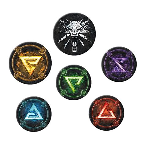 Witcher Symbols Button Er Set Elbenwald