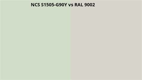 Ncs Index S1505 G90y Omzetten Naar Ral 9002 Ral Kleuren