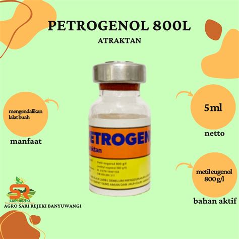 Jual Petrogenol L Ml Atraktan Lem Lalat Buah Shopee Indonesia