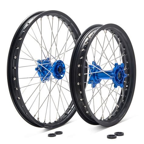 Tarazon X X Front Rear Wheels Rims Blue Hubs For Sur Ron