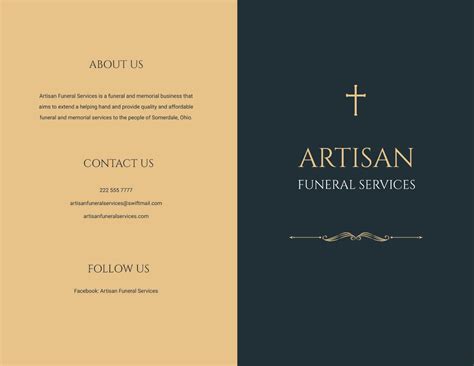 FREE FREE Obituary Bi-Fold & Examples Template - Download in Word ...