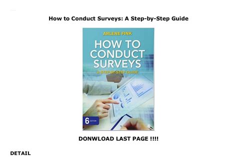 How to Conduct Surveys: A Step-by-Step Guide