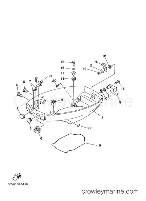 Bottom Cowling Outboard Hp Mshy Crowley Marine