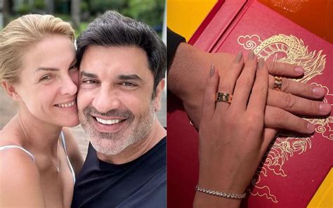 Ana Hickmann E Edu Guedes Ficam Noivos Ap S Tr S Meses De Namoro