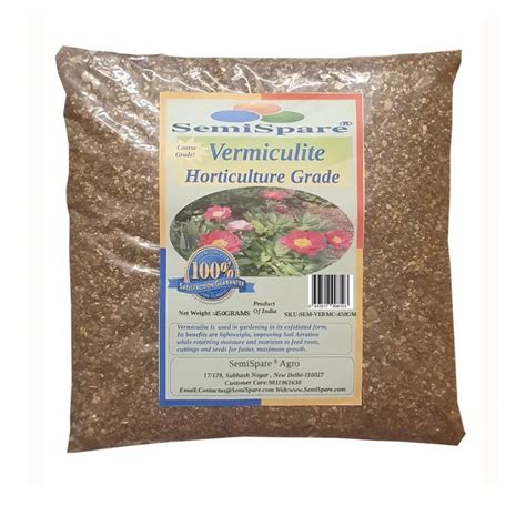 Semispare Vermiculite For Gardening Hydroponics Horticulture Coarse