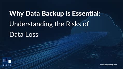 Why Data Backup Is Essential Understanding The Risks Of Data Loss