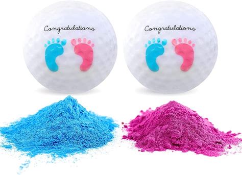 Gender Reveal Exploding Golf Balls Set For Gender Reveal Parties ONE