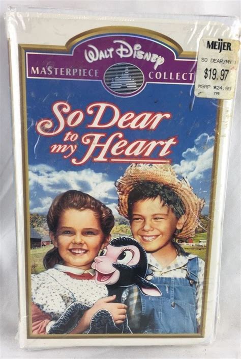 New Sealed So Dear To My Heart Vhs Tape 1992 Walt Disney