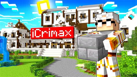 Ich Repariere Icrimax Mega Villa Auf Der Youtuber Insel Minecraft Youtube