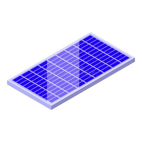 Vector Isometric Solar Farm Stock Illustrations Vector Isometric