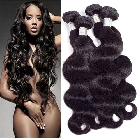 Vonar 10a Brazilian Straight Hair Bundles 18 20 22 24inches Human Hair Weave