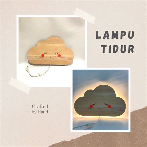 Lampu Tidur Hiasan Dinding Kamar Motif Awan Led Strip Aesthetic