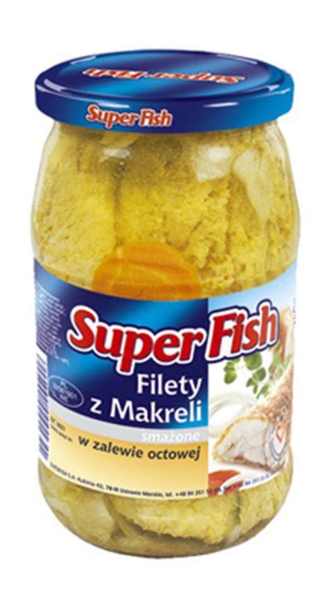 SuperFish Filety z makreli smażone w zalewie octowej Przetwory i