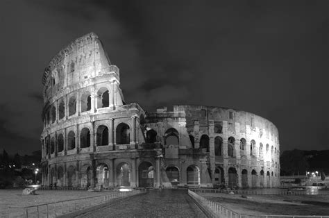 Colloseum Rome Night Black And Free Photo On Pixabay Pixabay