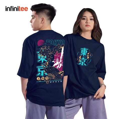 Infinitee Japanese Inspired Oversized T Shirt For Men Women Oversize