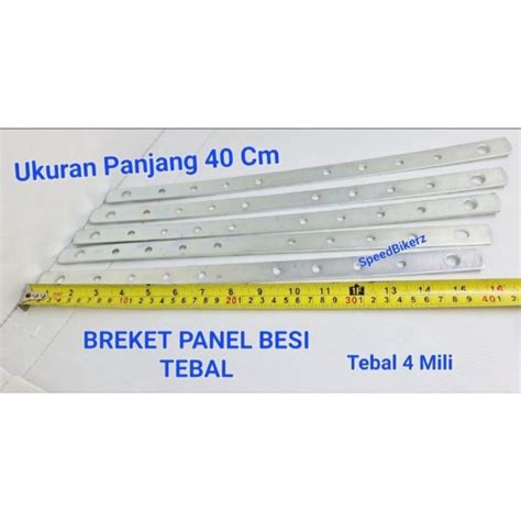 Jual Breket Plat Bolong Besi Serba Guna Plat Besi Tebal Mili Panjang