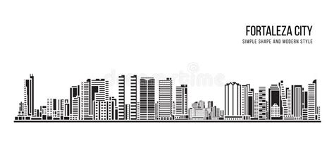 República Federativa Da Cidade De Fortaleza No Brasil Ceara Mapa