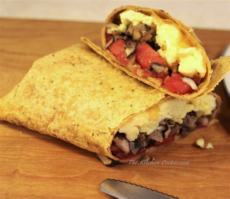 Mushroom Sausage Breakfast Wrap and a Summer Giveaway