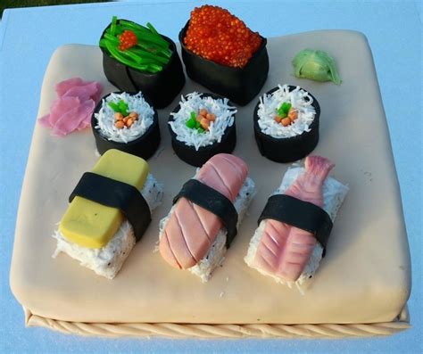 Sushi Birthday Cake