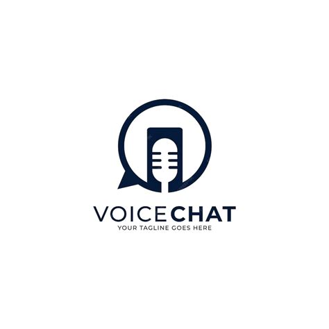 Premium Vector Voice Chat Logo Template Design