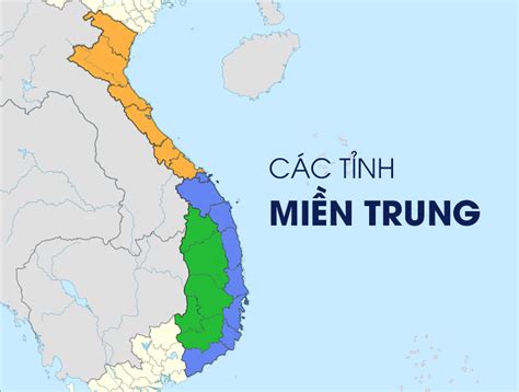 Danh Sách Các Tỉnh Miền Trung Và Bản đồ Chi Tiết Mới Nhất